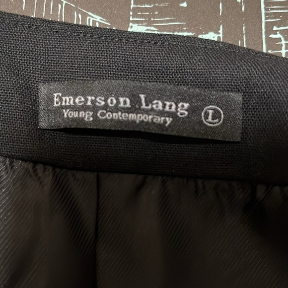 NWT Emerson Lang Black Vest with tie front - Picture 7 of 8